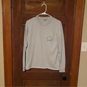 Ivory Ella Soft Blue Long Sleeve Tee